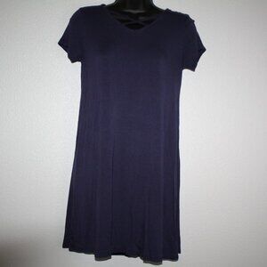 Girls navy dress